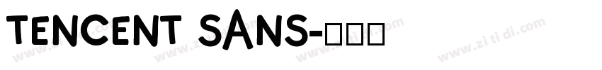 TENCENT SANS字体转换
